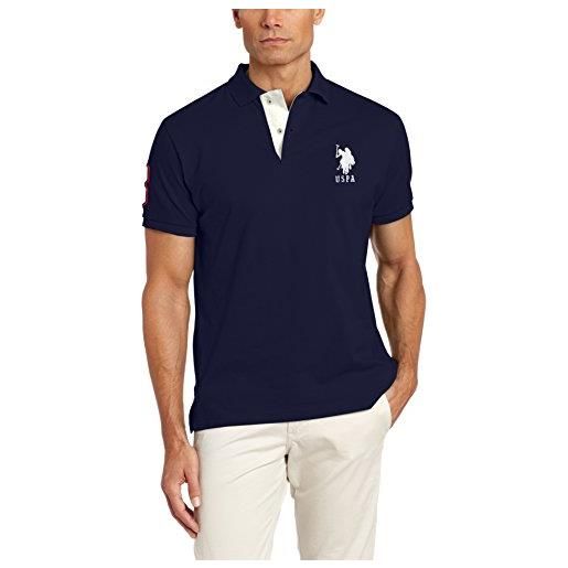 U. S. Polo assn. Men's short-sleeve polo shirt with applique