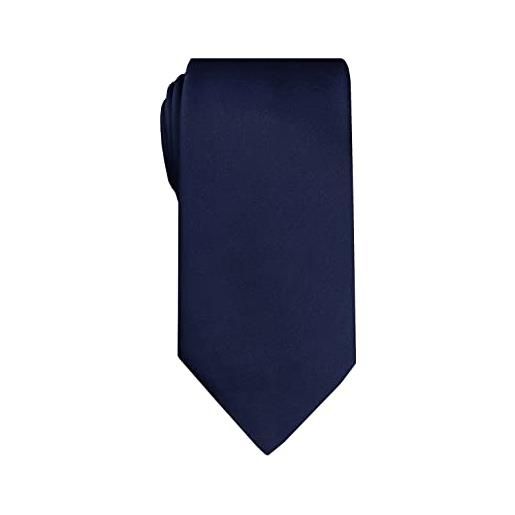Remo Sartori - cravatta sposo cerimonia extra lunga xl in puro raso seta, lunghezza da 155 cm a 175 cm, made in italy, uomo (grigio, lunghezza 165 cm)