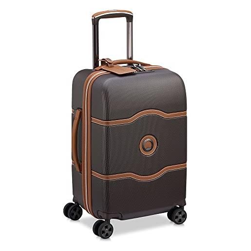 DELSEY PARIS delsey chatelet air 2.0, valigia rigida, 34,93 x 25,4 x 55,25 cm, marrone