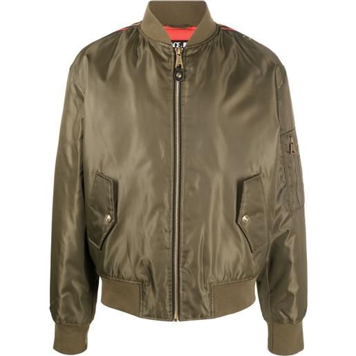 Versace Jeans Couture bomber con stampa - verde