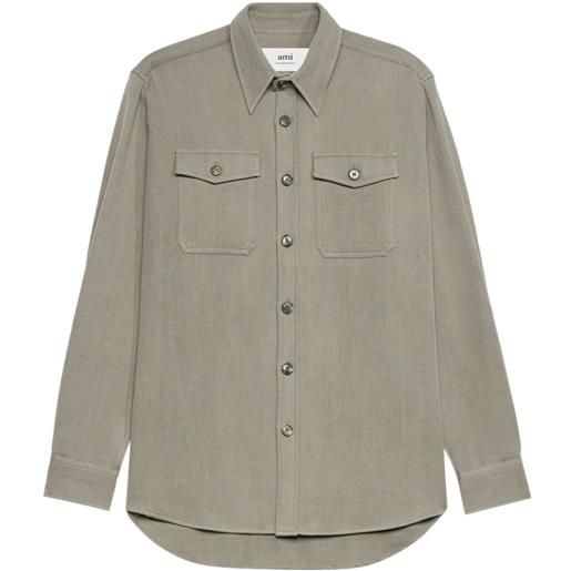 AMI Paris giacca-camicia - grigio