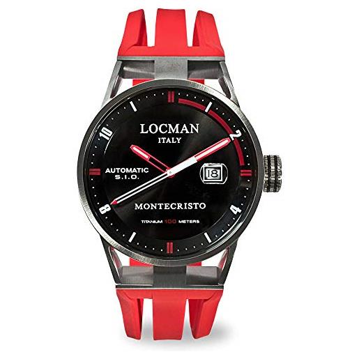 Locman orologio meccanico uomo Locman montecristo casual cod. 051100bkfrd0gor