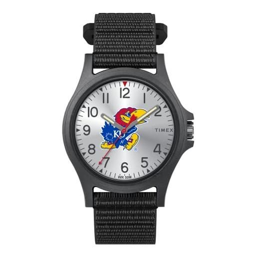 Timex orologio da uomo collegiate pride 40mm, kansas jayhawks