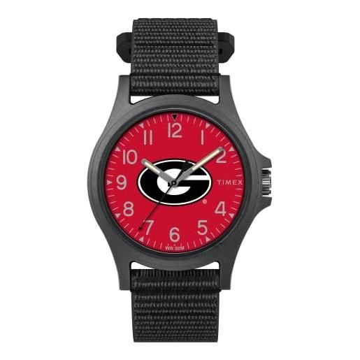 Timex orologio collegiate pride 40mm da uomo, georgia bulldogs