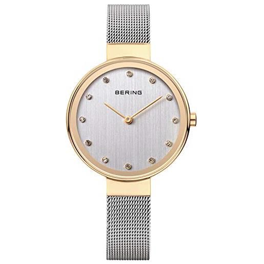 BERING donna analogico quarzo classic orologio con cinturino in acciaio inossidabile cinturino e vetro zaffiro 12034-010