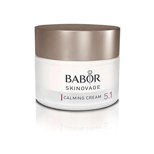 BABOR skinovage calming cream, crema per il viso per pelli sensibili, trattamento idratante senza coloranti né profumi, formula vegana, 1 x 50 ml