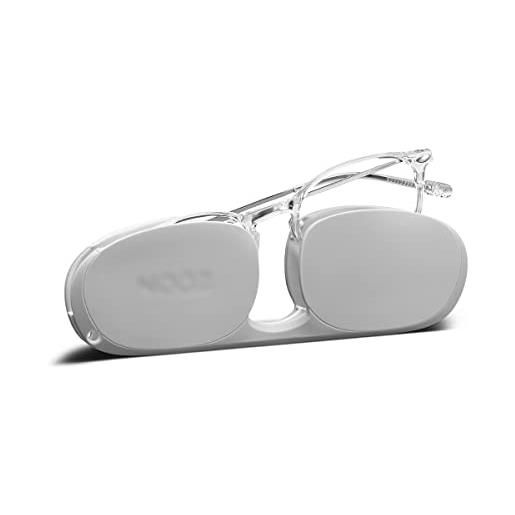 NOOZ occhiali da lettura - colore blu correzione +3.00 - forma ovale - per uomini e donne - modello alba collezione essential