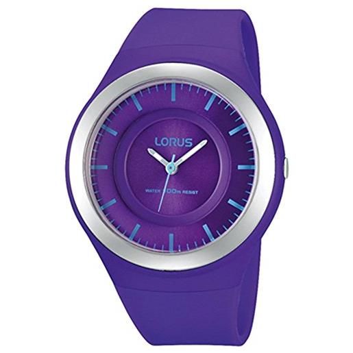Lorus watches-orologio unisex analogico al quarzo, con cinturino in poliuretano rrx39dx9