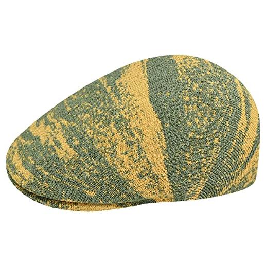 Kangol coppola airbrush 507 cappello piatto s (54-55 cm) - nero-bianco
