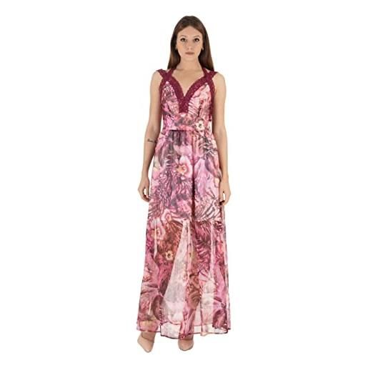 Guess chrissy dress w2gk69 wel02 xs multicolore batik tropical print p61e