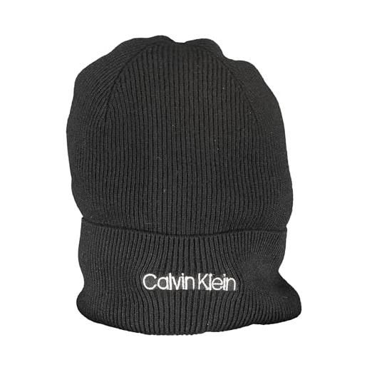 Calvin Klein Jeans calvin klein berretto in maglia donna essential knit berretto invernale, nero (ck black), taglia unica