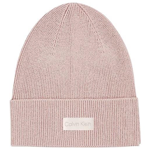 Calvin Klein berretto in maglia donna essential knit berretto invernale, grigio (shadow gray), taglia unica