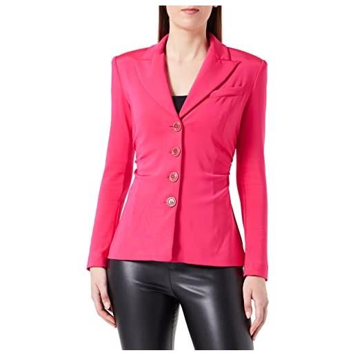 Pinko edvige giacca neoprene fluido elegante da lavoro, p87_fuxia, 38 donna