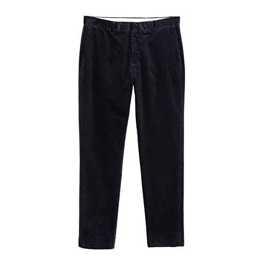 GANT men's corduroy slacks pants slim fit blue in size eu 48 / 32w
