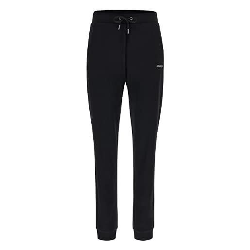 FREDDY - pantaloni sportivi regular fit con coulisse e fondo a polsino, donna, nero, medium