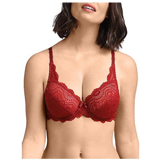 Playtex flower elegance full cup a balconcino, rosso (rouge romance 0aq), 5c donna