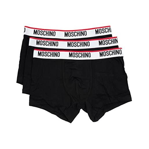 Moschino a1395-4300 boxer, nero , s