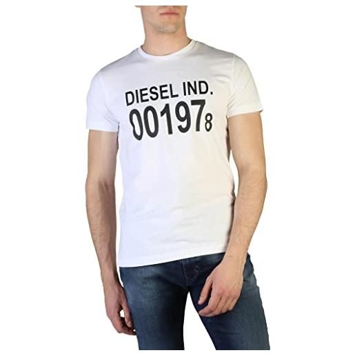 Diesel t-diego t-shirt & polo hommes bianco - xxl - t-shirt maniche corte