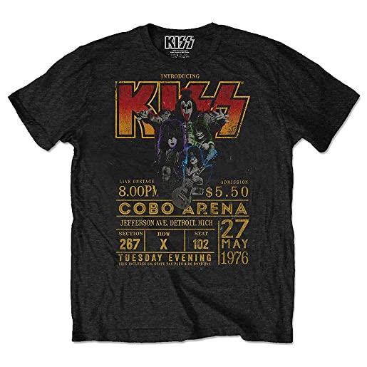 Kiss t shirt cobra arena 1976 manifesto nuovo ufficiale eco uomo size xxl
