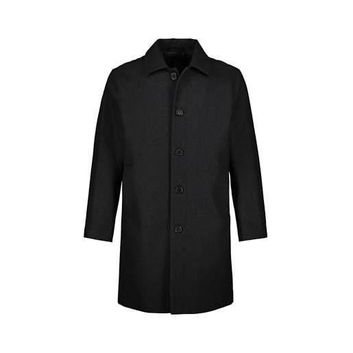 JP 1880 cappotto idrorepellente in misto lana con colletto da camicia, disponibile fino alla tg. 8xl antracite xxl 795116110-xxl