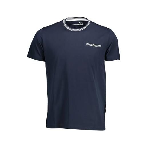 Harmont & Blaine maglia t shirt maglie uomo harmont e blaine irh150 cotone blu originale pe 2022 taglia l colore blu