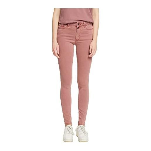 ESPRIT stretch trousers pantaloni elasticizzati, rosa (terracotta 805), 29w / 34l donna