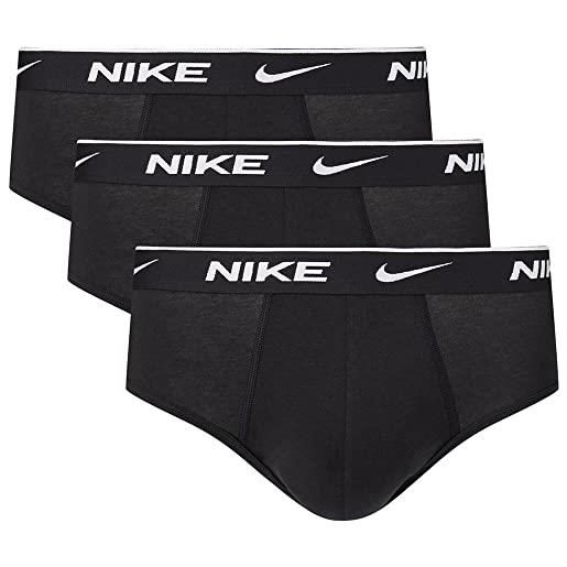 Nike briefs, mutande da uomo, nero, xs corto