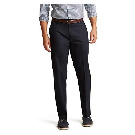 Dockers classic fit signature khaki 2.0 pantaloni casual, blu navy navy, w42 / l32 uomo