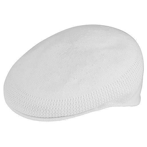 Kangol coppola 504 tropic ventair classic berretto estivo cappello piatto xxl (62-63 cm) - bianco