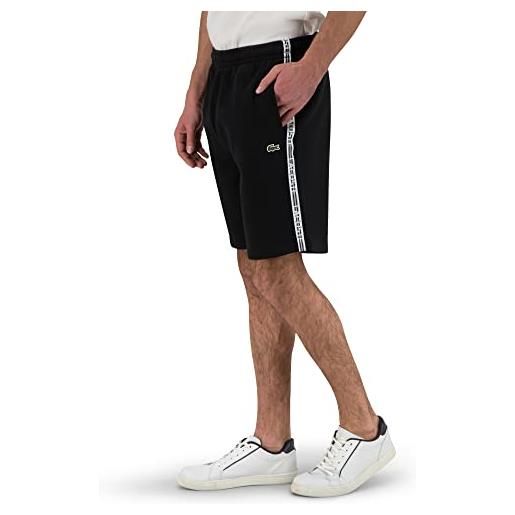 Lacoste gh5074 pantaloncini eleganti, nero, 4x-large uomo