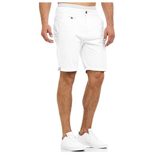 Indicode uomini cuba chino shorts | bermuda pantaloncini chino con 5 tasche dk indigo xxl