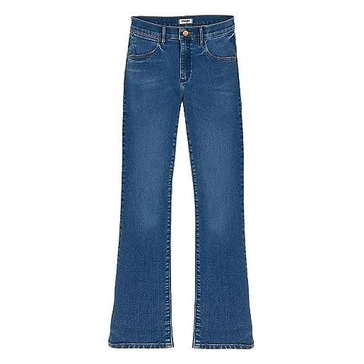Wrangler bootcut jeans, ombra notturna, 32w x 32l donna