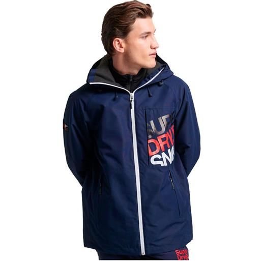 Superdry ski freestyle core jacket blu 2xl uomo