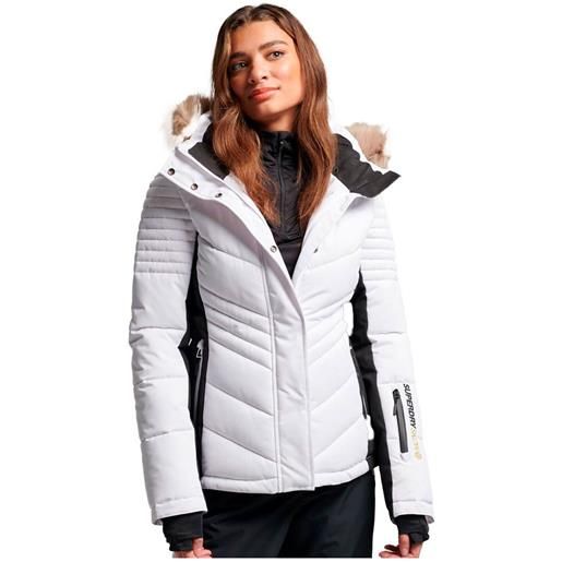 Superdry ski luxe jacket bianco s donna