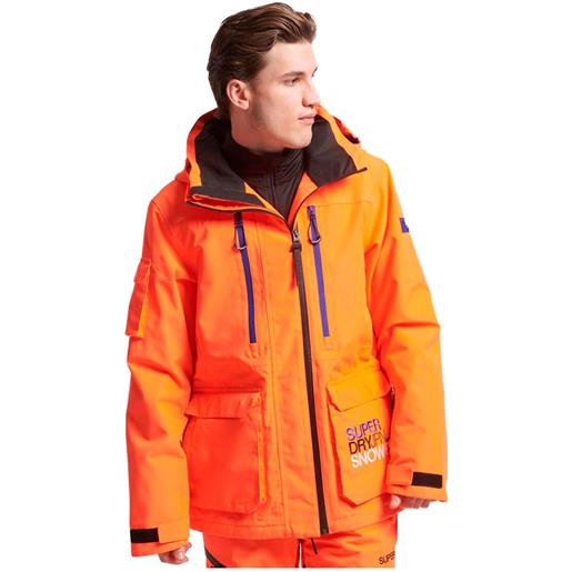 Superdry ski ultimate rescue jacket arancione s uomo
