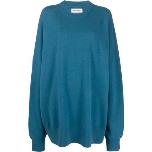 extreme cashmere maglione oversize juna - blu