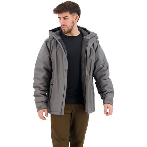Columbia oak harbor™ full zip rain jacket grigio l uomo