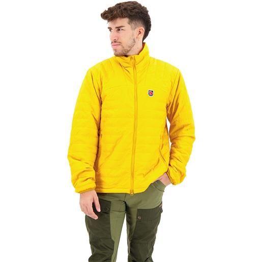 Fjällräven expedition x-lätt jacket giallo s uomo