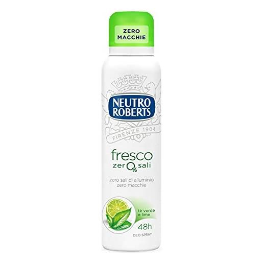 NEUTRO ROBERTS roberts set 12 roberts deodorante spray fresco the verde/lime 125 ml. 