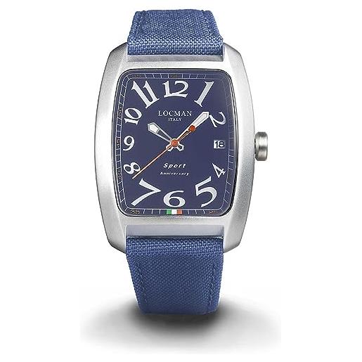 Locman orologio uomo alluminio sport anniversary blu Locman
