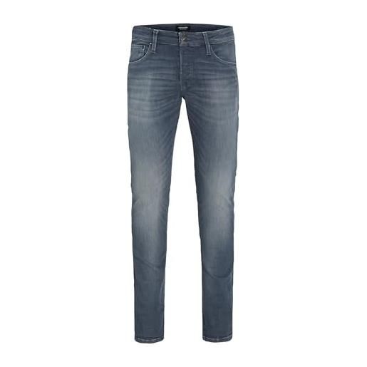JACK & JONES jjiglenn jjicon jj 857 50sps noos jeans, blue denim, 32w x 34l uomo