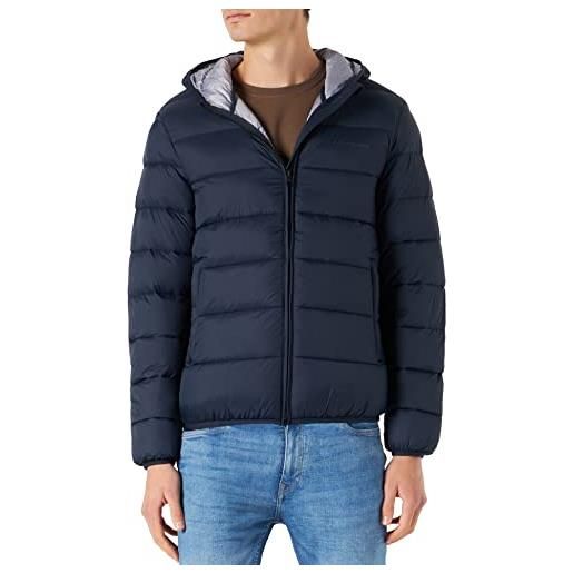 Champion outdoor hooded, giacca uomo, blu marino, xxl