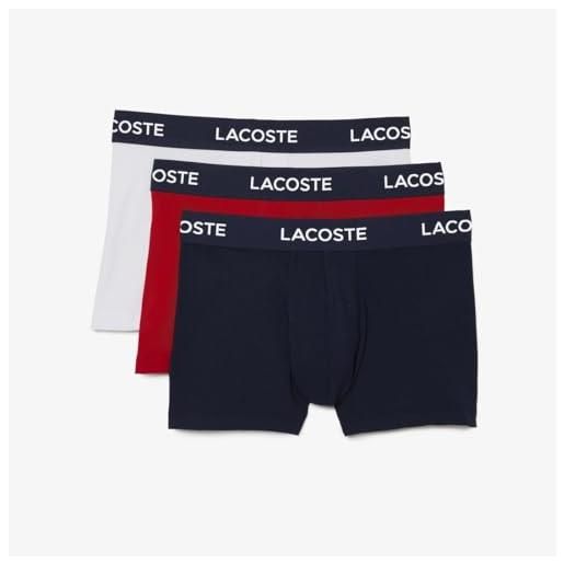 Lacoste 5h7686 baule intimo, navy blue/white-red, xxl uomini