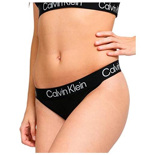 Calvin Klein Jeans calvin klein thong 000qf6992e perizoma, nero (black), s donna