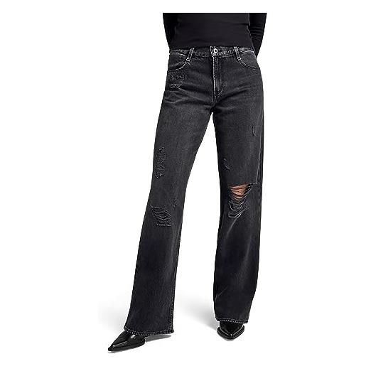 G-STAR RAW judee loose jeans donna , nero (pitch black d22889-d291-a810), 31w / 30l