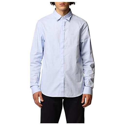 ARMANI EXCHANGE slim fit oxford button up shirt, camicia, 