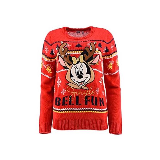 SUN CITY disney collection noel pullover, rouge, m donna