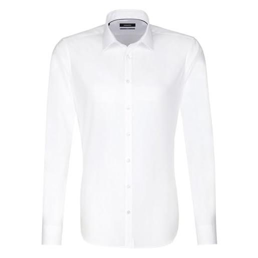 Seidensticker - camicia classiche - basic - classico - uomo bianco 46