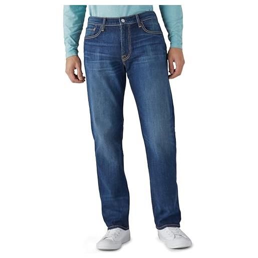 Lucky Brand 363 vintage dritto jean jeans, fern creek, 34w x 30l uomo