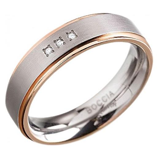 Boccia ltext-anello titan thuppaki (0,015 ct) con taglio a brillante misura 66 trasparente (21,0) - 0134-0266